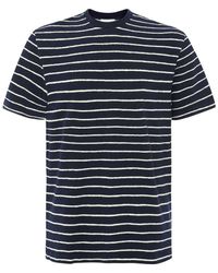 Unfeigned - Basic Striped Terry T-shirt - Lyst