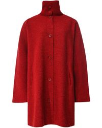 Oska Neica Virgin Wool Outdoor Jacket - Red