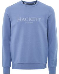 Hackett London Mens Lambswool Crew Sweater