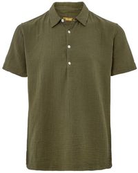Burrows and Hare - Textured Pop Over Shirt - Lyst
