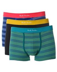 Paul Smith - Striped Boxer Briefs 3 Pack - Lyst