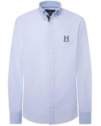 Hackett - Heritage Oxford Striped Shirt - Lyst