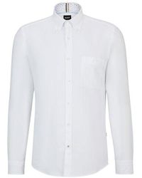 BOSS - Slim Fit S-roan Oxford Shirt - Lyst