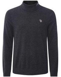 Paul Smith - Roll Neck Zebra Jumper - Lyst