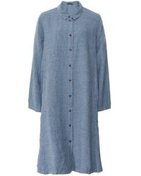 Oska - Linen Shirt Dress - Lyst