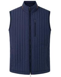 Hackett - Channel Quilted Gilet - Lyst