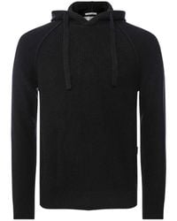 Replay - Rib Knit Hoodie - Lyst