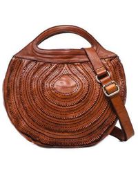 Campomaggi - Circular Leather Crossbody Bag - Lyst