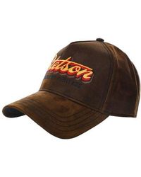 Stetson - Oily Goat Suede Baseball Cap - Lyst