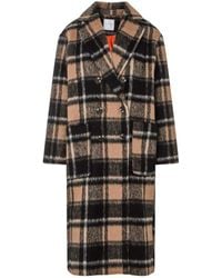 Rino & Pelle - Khloe Long Check Coat - Lyst