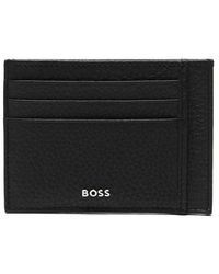 BOSS - Leather Crosstown_s Card Holder - Lyst