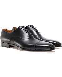 Magnanni Leather Corey Shoes - Black