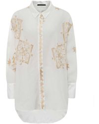 Greek Archaic Kori - Embroidered Lefkada Shirt - Lyst