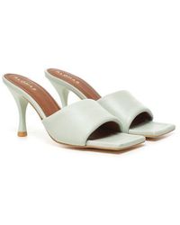Alohas - Puffy Leather Mules - Lyst