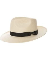 Stetson - Toyo Straw Traveller Fedora - Lyst