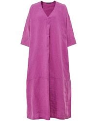 Oska - Linen 513/3091 Midi Dress - Lyst