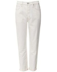 FRAME - Le Mec Raw After Cropped Jeans - Lyst