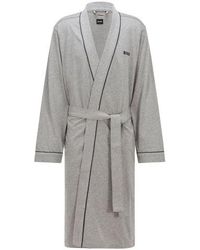 BOSS - Cotton Kimono Bm Robe - Lyst