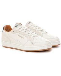 Replay - Leather Smash Fine Trainers - Lyst