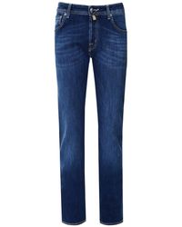 Jacob Cohen 622 Stretch Slim Fit Comfort Jeans - Blue