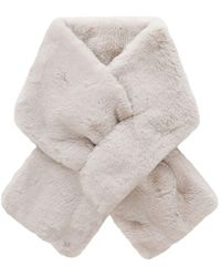 Rino & Pelle - Stip Faux Fur Scarf - Lyst