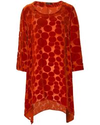 mint velvet orange spot print shirt dress