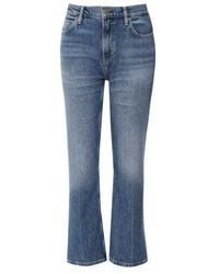 FRAME - The 70's Cropped Bootcut Jeans - Lyst
