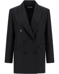 Alberto Biani - Linen Viscose Blazer - Lyst