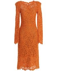 Ermanno Scervino - Macramé Lace Dress - Lyst