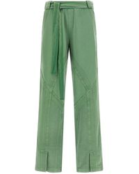The Attico - Front Split Pants - Lyst