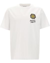 Maison Kitsuné - T-Shirt "Floating Flower" - Lyst