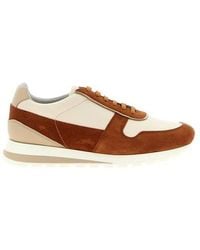 Brunello Cucinelli - Sneaker Suede Pelle - Lyst