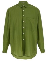 AURALEE - Camicia Cotone - Lyst