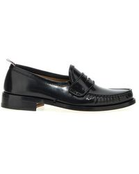 Thom Browne - 'Pleated Varsity' Loafers - Lyst