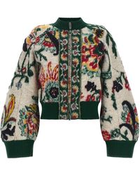Sacai - Floral Jacquard Blouson - Lyst