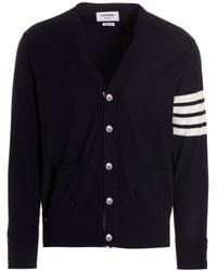 Thom Browne - Merino Wool Cardigan - Lyst