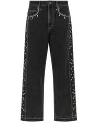 Isabel Marant - 'jorian' Jeans With Embroideries - Lyst