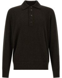 ZEGNA - Wool And Cashmere Polo Shirt - Lyst