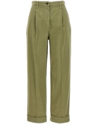 Etro - Cropped Chino Pants - Lyst