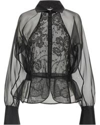Ermanno Scervino - Silk And Lace Shirt - Lyst