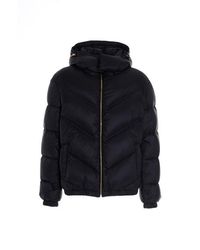 polo ralph lauren down puffer jacket detachable hood player logo in black
