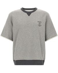 Brunello Cucinelli - Embroidered 'Solomei Athletic Club' Sweatshirt - Lyst