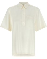 TOTEME - 'fluid' Polo Shirt - Lyst