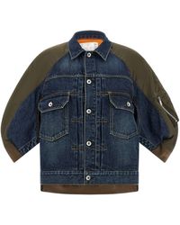 Sacai - Hybrid Bomber Jacket - Lyst