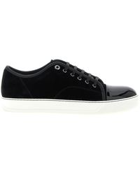 Lanvin - Dbb1 Sneaker With Patent Leather Toe - Lyst