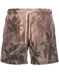 Palm Angels - 'sunset Palms' Swimsuit - Lyst