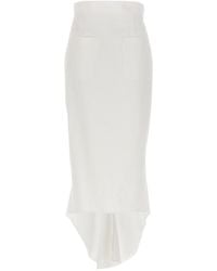 Prada - Cotton Pencil Skirt - Lyst