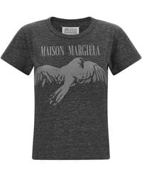 Maison Margiela - Graphic Print T-shirt - Lyst