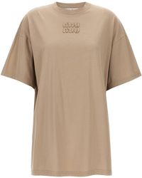 Miu Miu - Mini-T-Shirt-Kleid - Lyst
