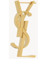 Saint Laurent - Orecchino singolo 'Cassandre' - Lyst
